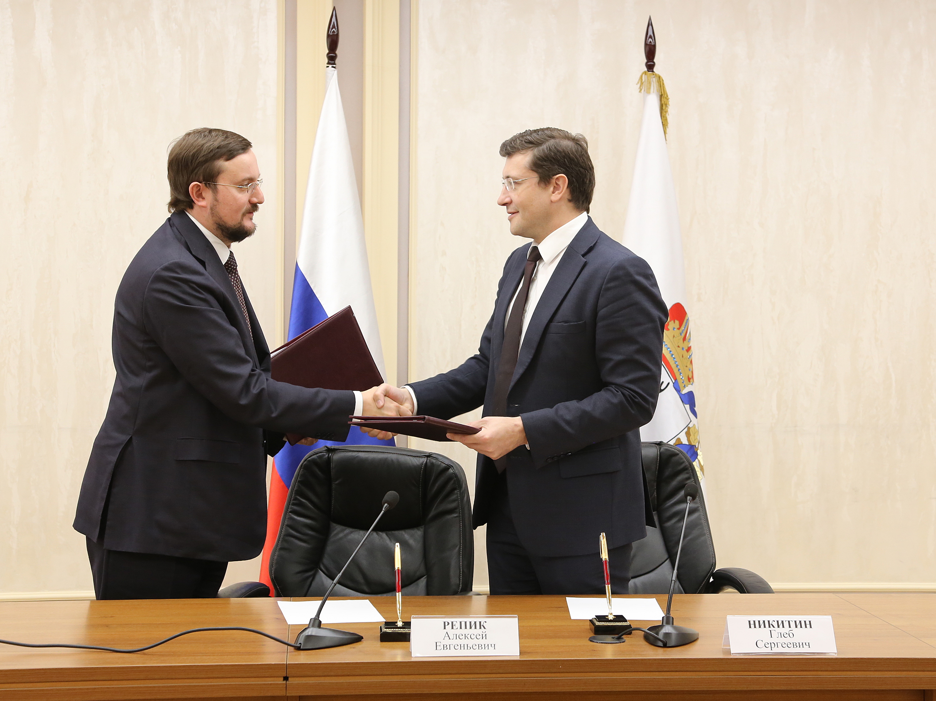Глеб Никитин заключил соглашение с Деловой Россией о сотрудничестве в сфере инвестиций и бизнеса  